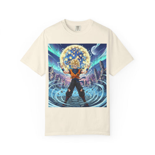 Anime Power T-Shirt — Dragon-Style Super Saiyan Artwork